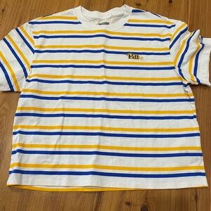 Women’s Striped T-Shirt with Pitt Logo